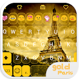 Golden Paris Emoji Keyboard icon