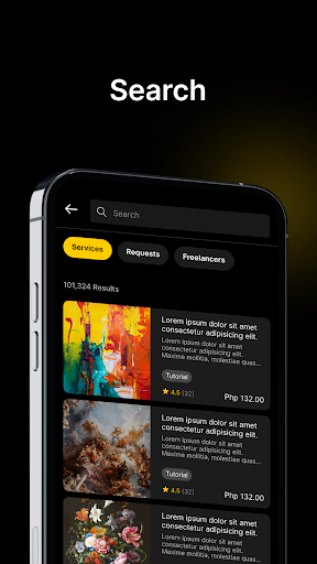 Android application NextGig screenshort