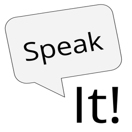Speak It! App  Icon