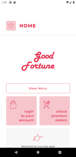 Android application Good Fortune PA11 screenshort