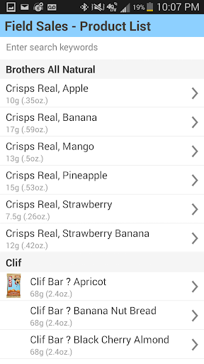 Simply Mobility Mobile Client Screen 2