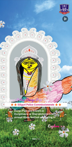 Android application Puja Guide Map Siliguri Police screenshort
