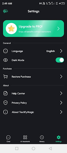 TextifyMagic Screen 2