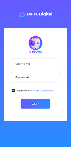 Android application Cyborg - A Smart Trading App screenshort
