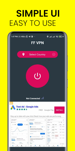 FF Fast Speed VPN Screen 3