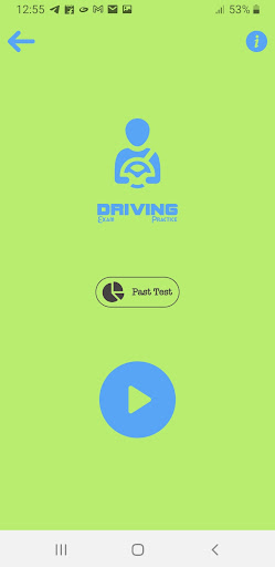Driving Exam Practice Screen 2
