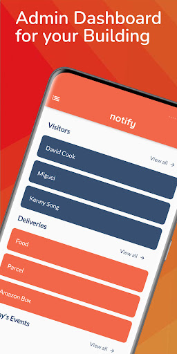 Android application Notify Admin Edition screenshort