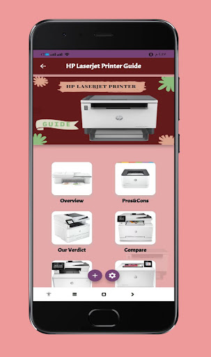 Android application HP Laserjet Printer Guide screenshort
