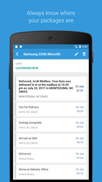 Parcels: Track Online Orders 2.3.11 APK + Mod (Premium / Cracked) for Android