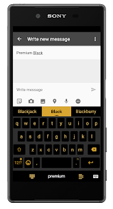 Premium Black Xperia Theme APK (kostenpflichtig/vollständig) 2