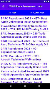 ITI Diploma Government Jobs