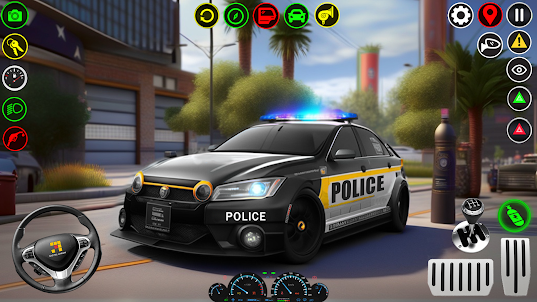 US Police Car Chase Car Game