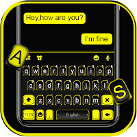 Тема для клавиатуры Black Yellow Business
