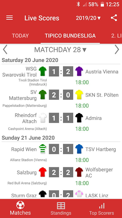 Live Score Austrian Bundesliga - 4.3.5 - (Android)