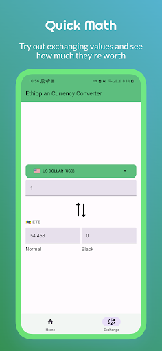 ዶላር ወደ ብር ምንዛሬ - USD to ETB Screen 3
