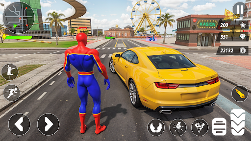 Spider Robot Hero Car Games screenshot 3