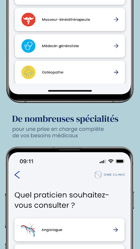 One Clinic Screen 2