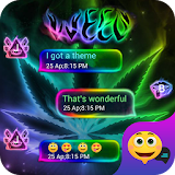 Weed Emoji Panda SMS Theme icon