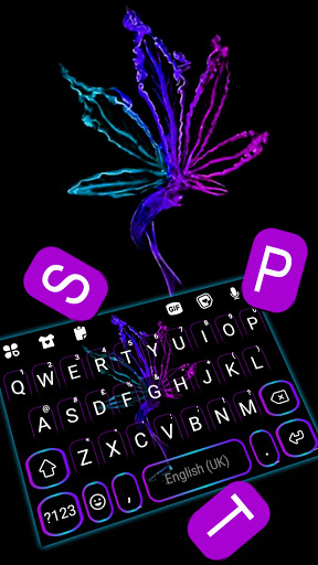 Neon Weed Black Theme Screen 2