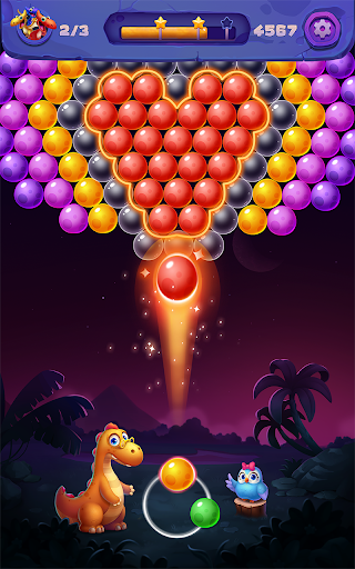 Bubble Shooter: Primitive Dinosaurs - Egg Shoot screenshots 2