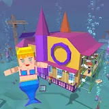 Mermaid Craft: Princess House Design Games icon