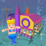Mermaid Craft: Princess House Design Games  Icon