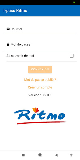Android application T-pass Ritmo screenshort