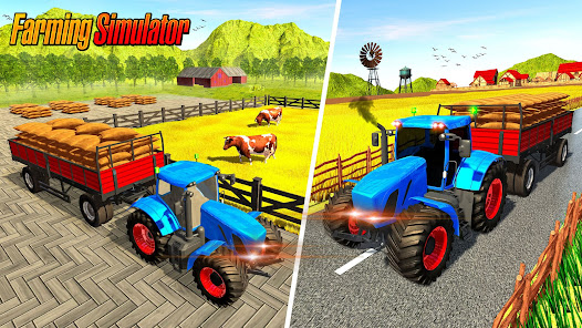 Tractor Driving Farming Games  screenshots 1