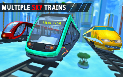 Sky Train Simulator Conductor Free Train Games 3D