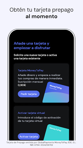 MoneyToPay: Tu Tarjeta Prepago Screen 3