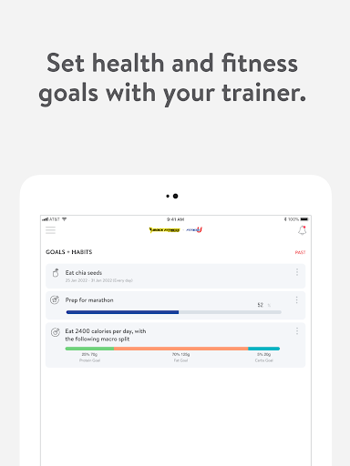 Screenshot of FitnessU and iRock Fitness
