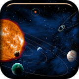 Stars And Planets Size LWP icon