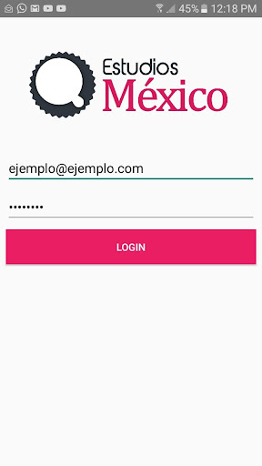 Android application Socioeconómicos Estudios Méxic screenshort