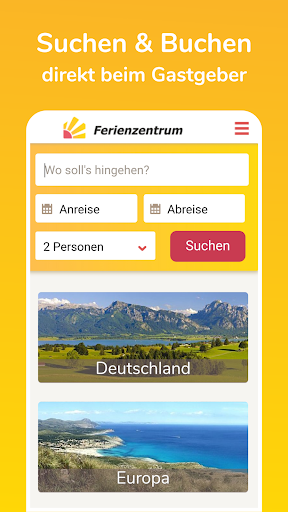Android application Ferienwohnungen & Ferienhäuser screenshort