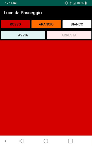 Android application Walking Light screenshort