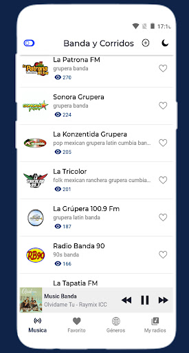 Banda y Corridos Screen 2