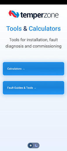 Android application Temperzone Service Tools screenshort