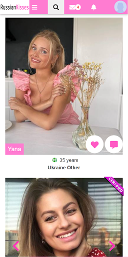Android application RussianKisses Dating screenshort