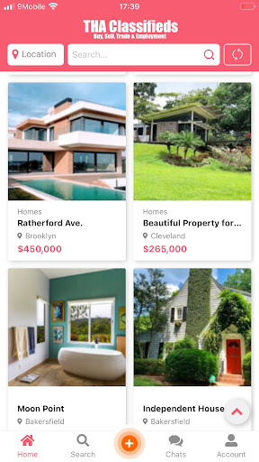 Android application THA Classifieds screenshort