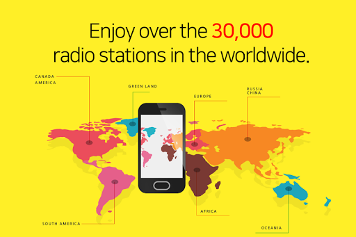 Android application Radio World screenshort