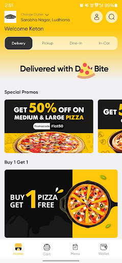 Android application Canadian Pizza - Hot & Fresh screenshort