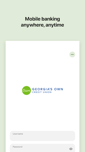 Android application Georgia's Own Mobile Banking screenshort