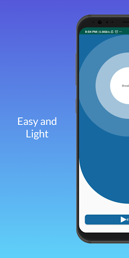 Android application Pranayama Breathing App screenshort