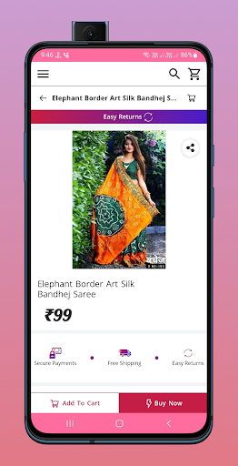 Android application Women Online Shopping App screenshort