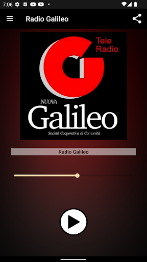 Android application Radio Galileo screenshort