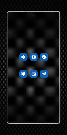 Material Blue Flat Icon Pack