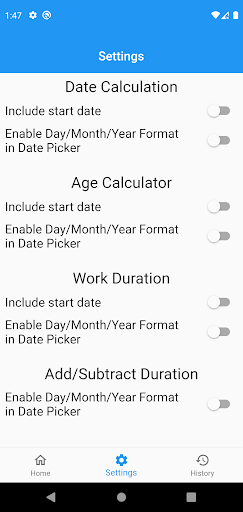 Years Months Days Calculator Screen 3