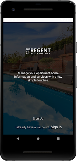 Android application Regent Resident screenshort