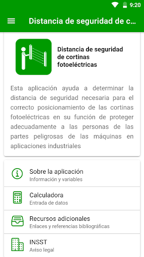 Cortinas Fotoeléctricas (DSCF) Screen 2