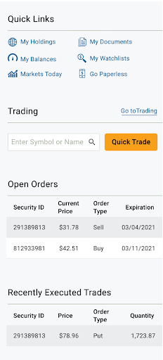 Android application IDB Capital screenshort